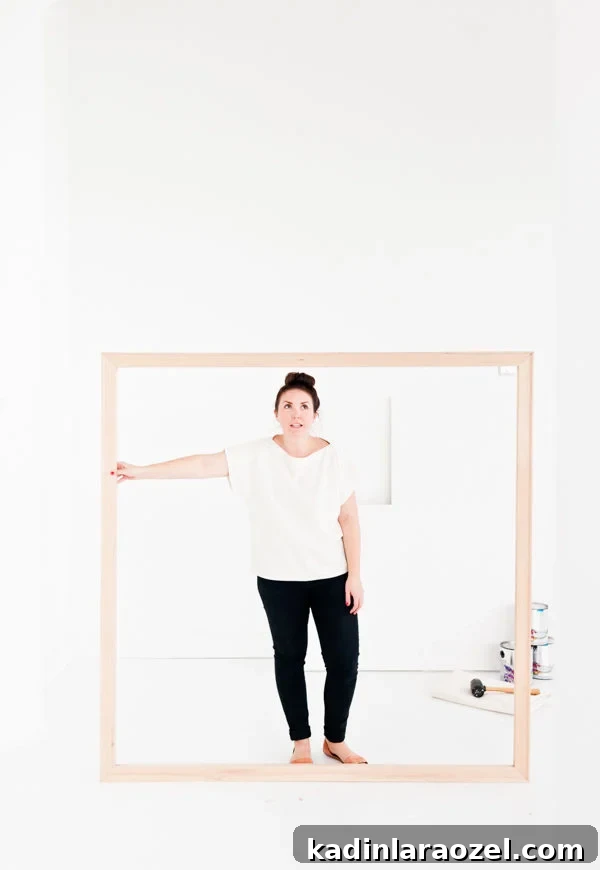 How to stretch a large (5ft) canvas by hand