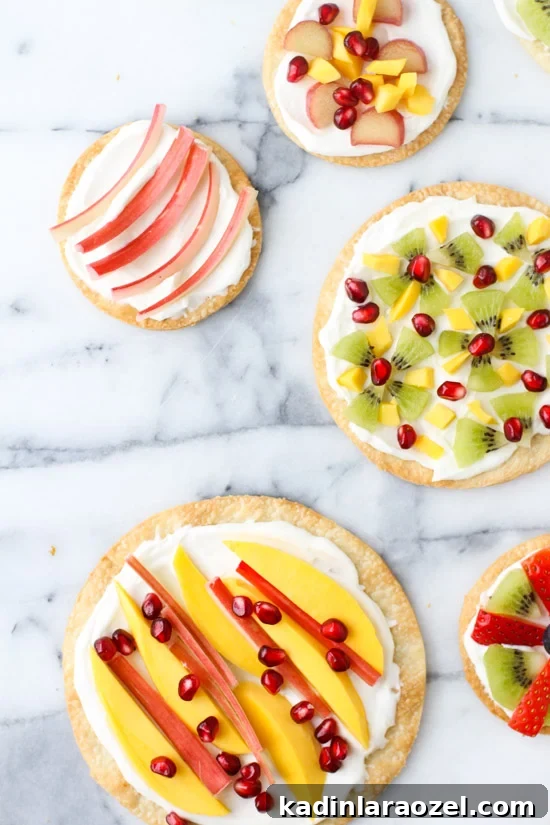 31 Foods I’m Crazy About: Delicious Picks You’ll Love 12 mini fruit dessert pizzas with homemade whipped cream