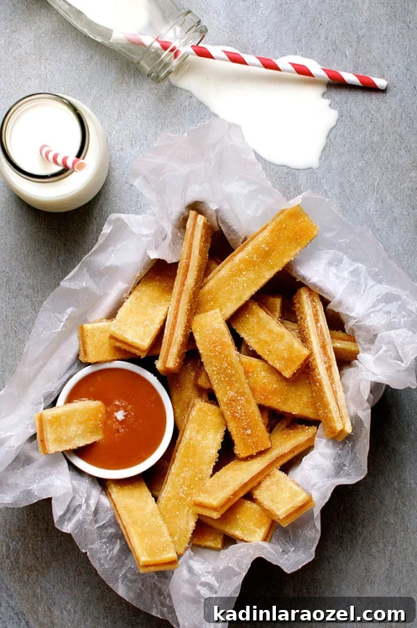 31 Foods I’m Crazy About: Delicious Picks You’ll Love 29 baked apple pie fries and salted caramel dipping sauce