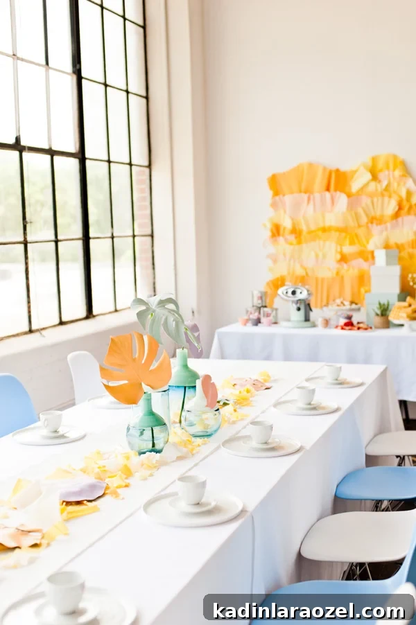 A Pastel Mother's Day Brunch Filled with DIY Party Ideas