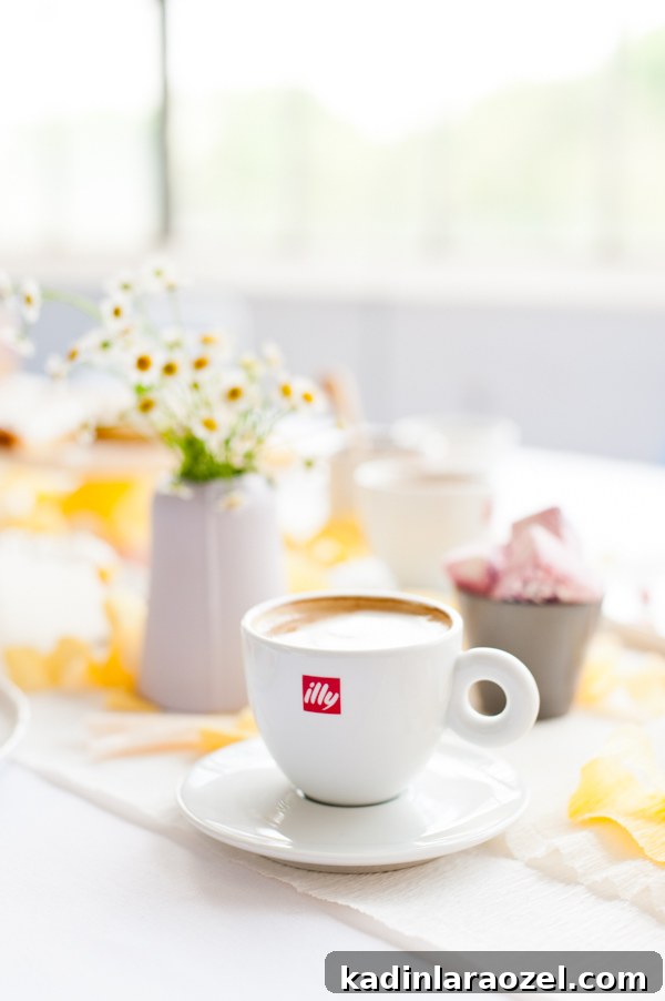 A DIY Mother's Day Brunch will illy coffee
