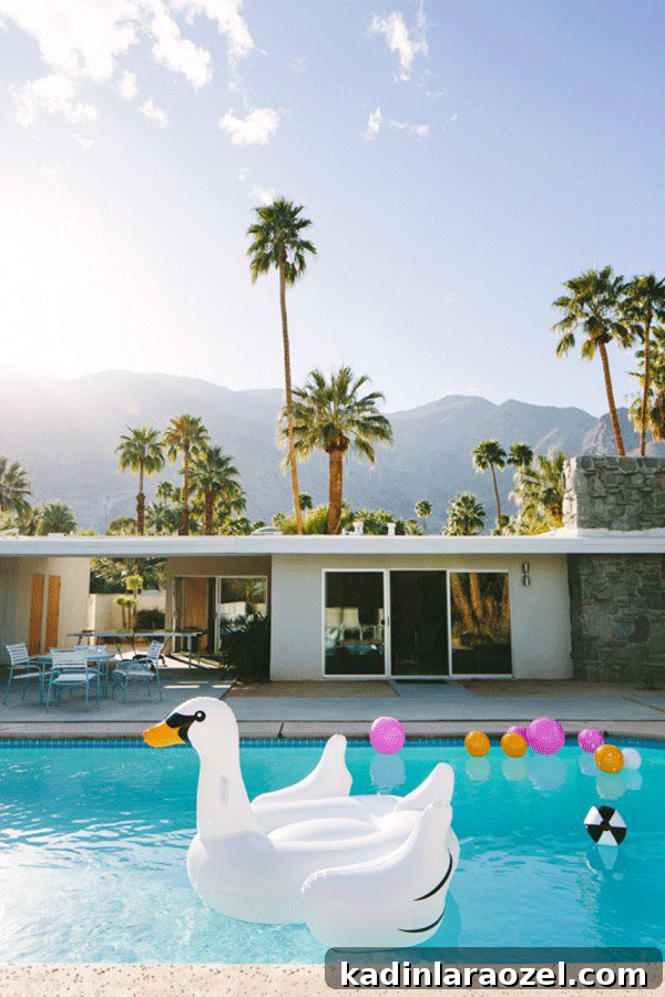 14 Must-Bookmark Vacation Spots for Your Next Rainy Day 8 Poolside in Palm Springs