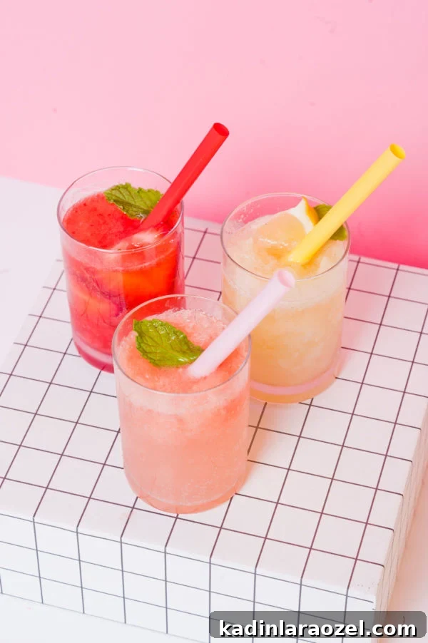 3 Refreshing Vegan Sorbet Recipes + DIY Colorful Sorbet Bar Guide 10 Summer sorbet soda floats