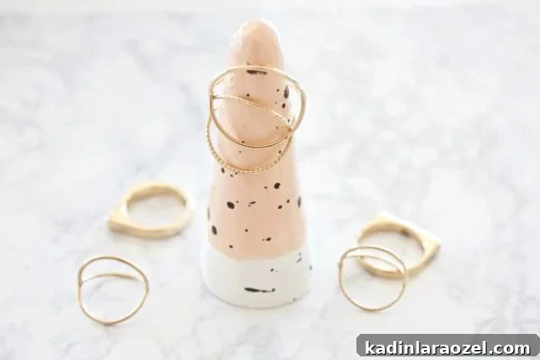 DIY ceramic ring cone project