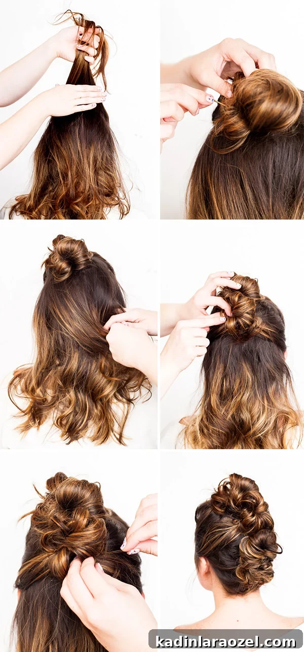 Hair Tutorial // Go from Day to Night with this Messy Bun Faux Hawk (2 Ways)