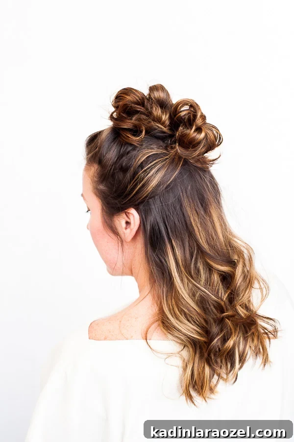 Hair Tutorial // Go from Day to Night with this Messy Bun Faux Hawk (2 Ways)