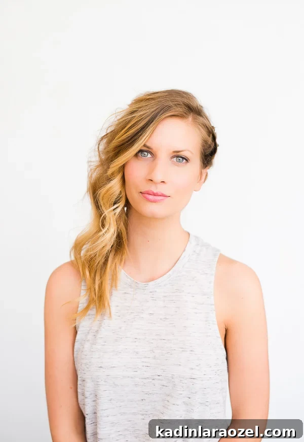DIY Side-Swept Waves and Braids for Effortless Glam 2 Swept Away: DIY Side Swept Braid and Wave Hair