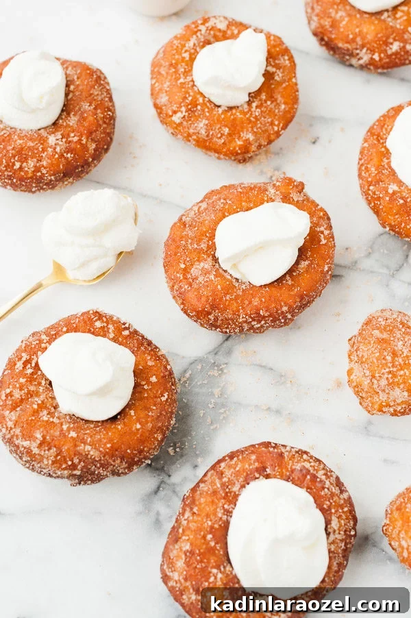Mascarpone French Toast Donuts with Fresh Strawberry Drizzle 5 French Toast Donuts with Mascarpone Cheese and Fresh Strawberry Drizzle