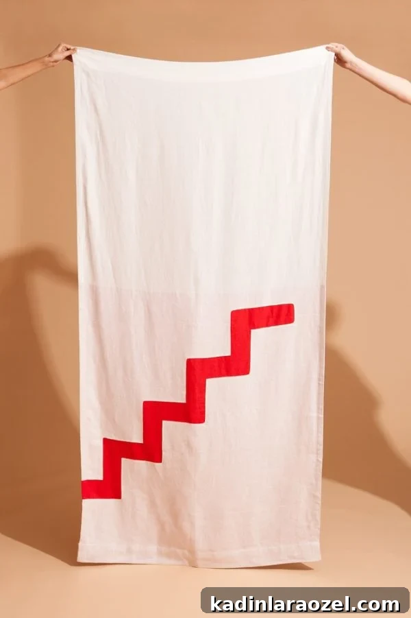 Fuzzco + Todd Heim Projects steps beach towel