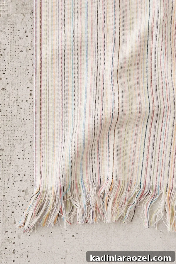 Luca surf stripe beach towel