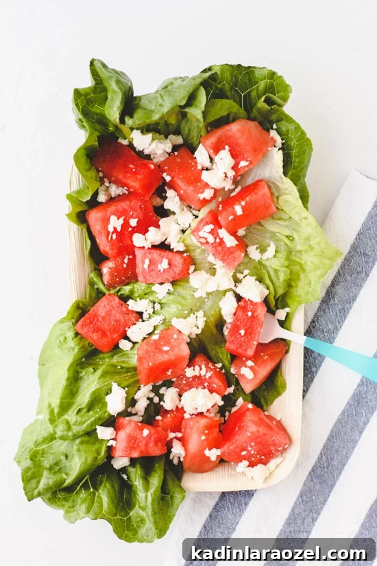 Hello Summer: 24 Irresistible Recipes for Hot Days 12 easy watermelon and feta salad