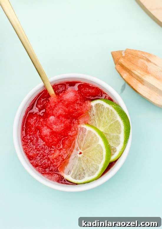Hello Summer: 24 Irresistible Recipes for Hot Days 13 cherry limeade granita recipe