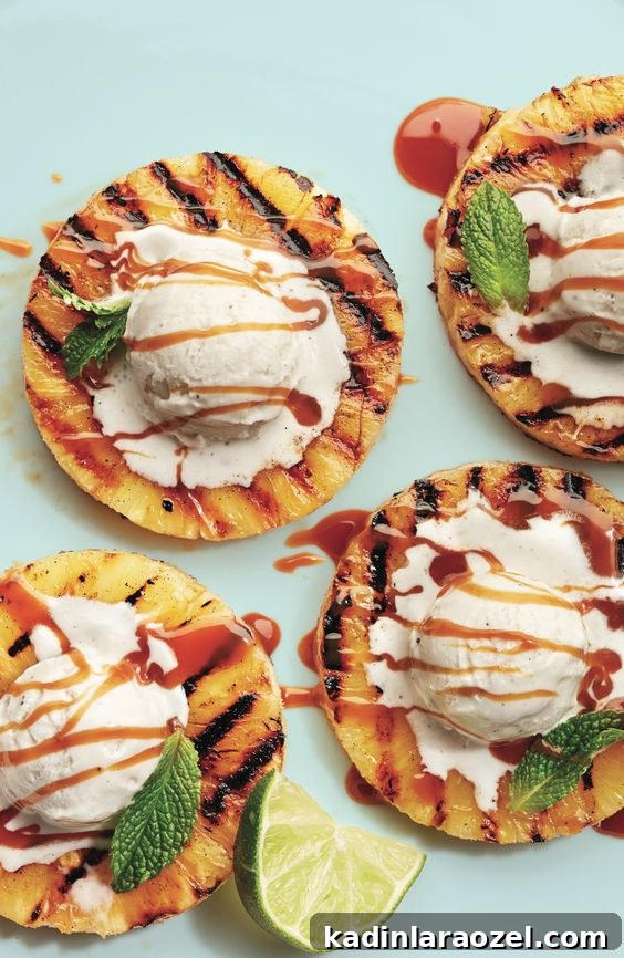 Hello Summer: 24 Irresistible Recipes for Hot Days 5 grilled pineapple dessert