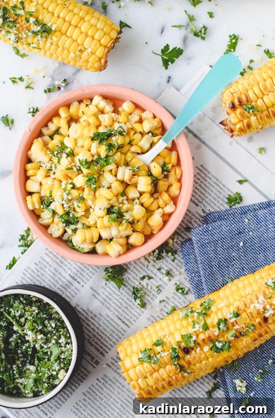 Hello Summer: 24 Irresistible Recipes for Hot Days 9 grilled lemon and herb corn on the cob