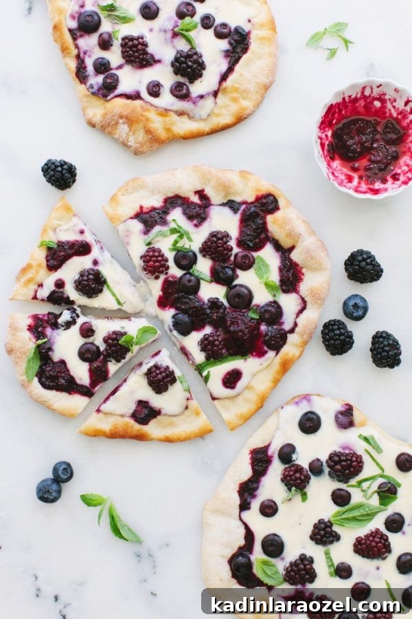 Hello Summer: 24 Irresistible Recipes for Hot Days 10 berry pizza recipe