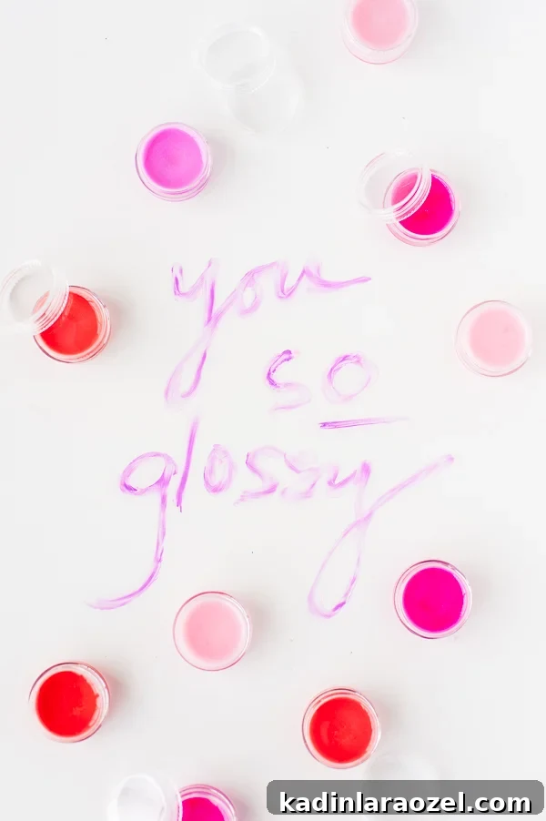 You so glossy!