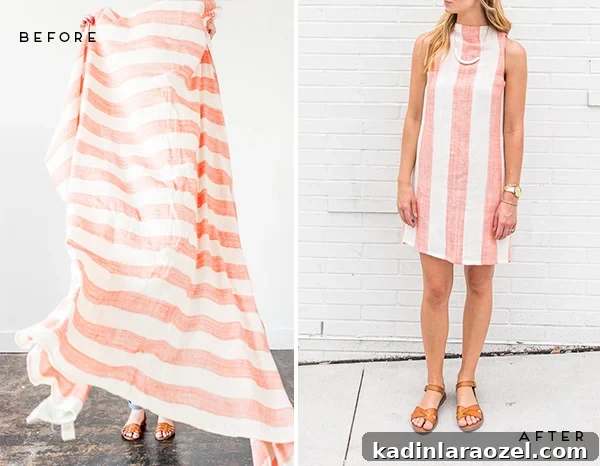 Make a Summer Shift Dress from a Tablecloth: Step-by-Step Guide 3 How to Sew a Summer Shift Dress from a Tablecloth