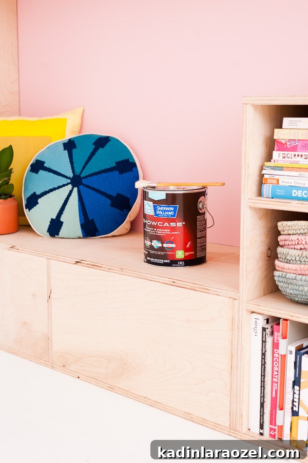 Modern Studio Makeover: DIY Seating and Storage Before & After 15 A DIY Seating and Storage Makeover