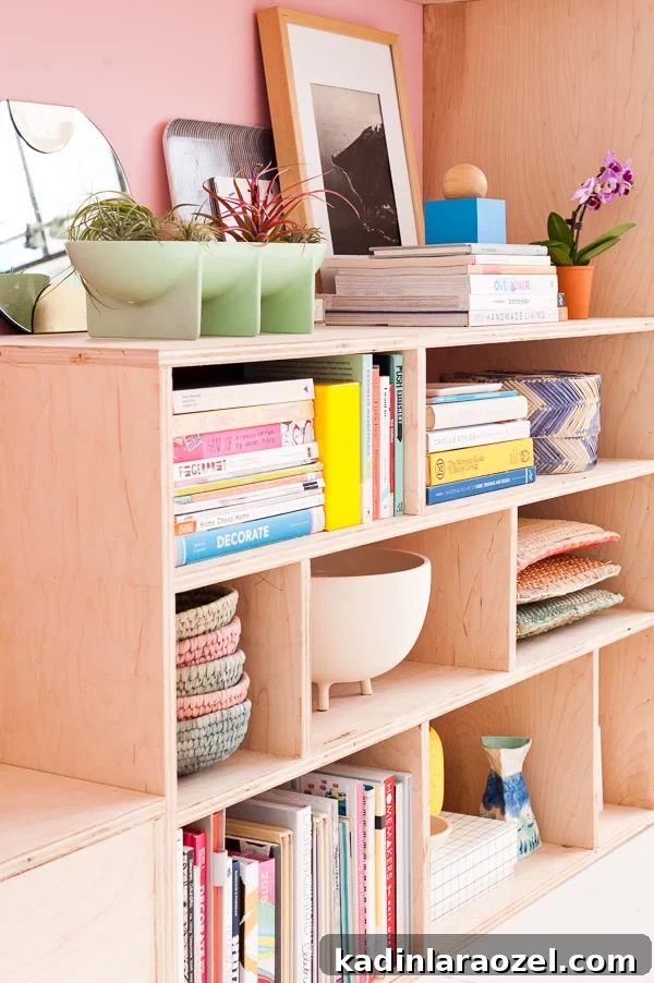 Modern Studio Makeover: DIY Seating and Storage Before & After 3 Modern DIY Seating and Storage Made of Plywood