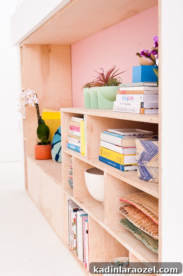 Modern Studio Makeover: DIY Seating and Storage Before & After 20 Modern DIY Seating and Storage with Plywood