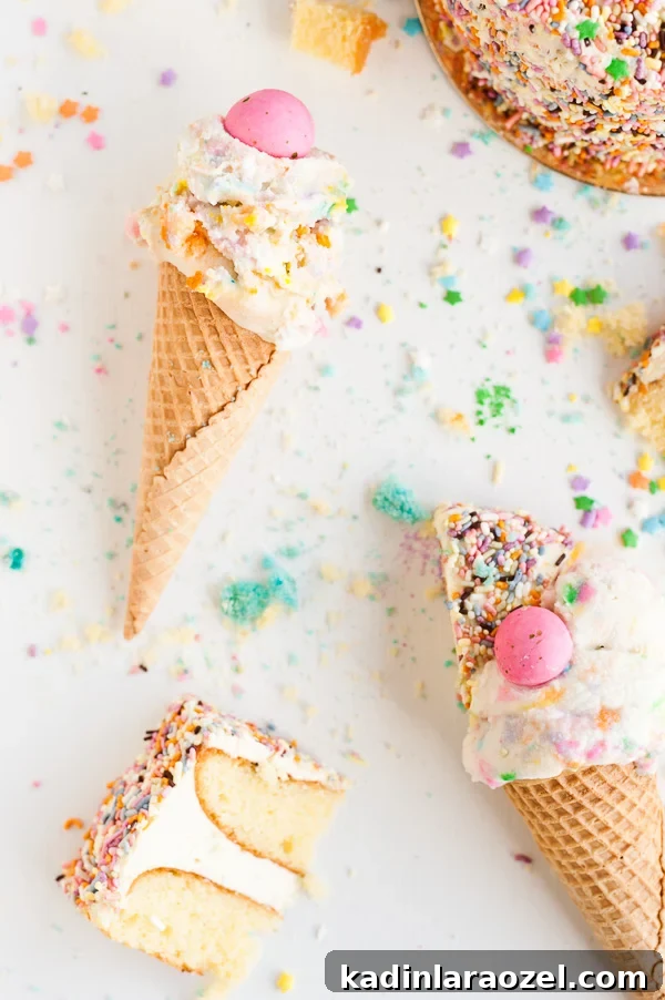 Birthday Cake Ice Cream Recipe: How to Make Cake-Flavored Ice Cream 2 A homemade birthday cake ice cream recipe