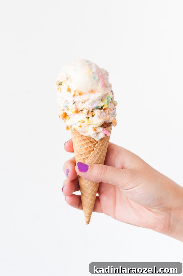 Birthday Cake Ice Cream Recipe: How to Make Cake-Flavored Ice Cream 5 Birthday cake ice cream! Click through for the recipe.