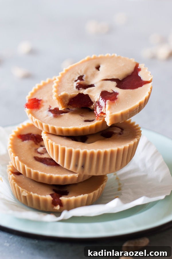 19 Irresistible Peanut Butter Desserts You Can Make Tonight 16 homemade peanut butter and jelly cups