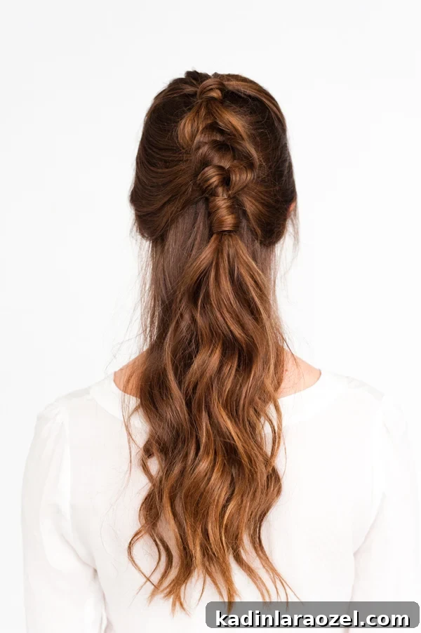 Half-Up Ponytail Braid Tutorial: Step-by-Step Styling Guide 2 Pony Up: A Half Up Pony Braid Hair Tutorial