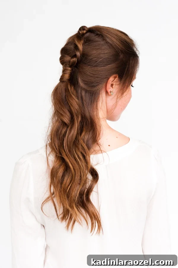 Half-Up Ponytail Braid Tutorial: Step-by-Step Styling Guide 5 Pony Up: A Half Up Pony Braid Hair Tutorial