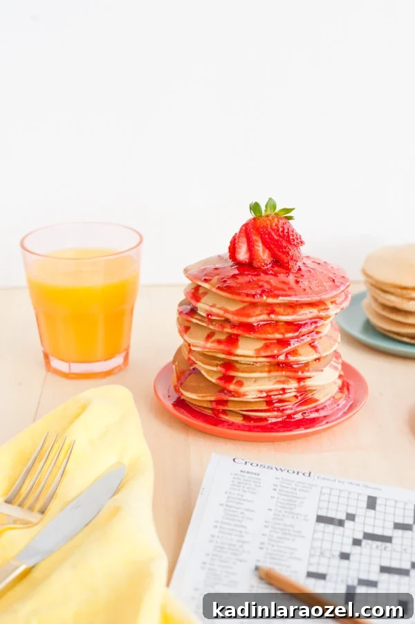 Peanut Butter and Jelly Pancakes That Will Surprise Your Tastebuds 4 Peanut butter and jelly pancakes