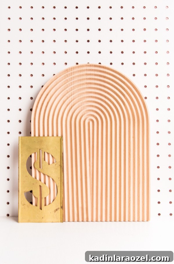 Prop Shop Finds: 7 Unique Purchases I Made This Week 5 Dollar sign stencil + arch cutting board