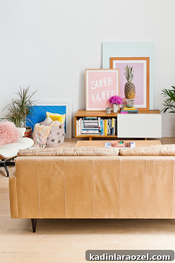 Our Home Featured in Mollie Makes Magazine 4 Eclectic modern living room inspiration