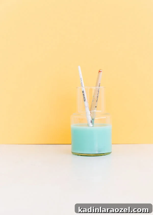 DIY Watercolor No-Carve Pumpkins for Halloween Decorations 5 Butter yellow + pale turquoise