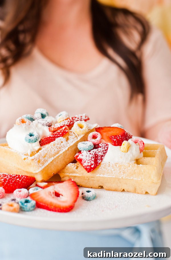 breakfast cereal waffles