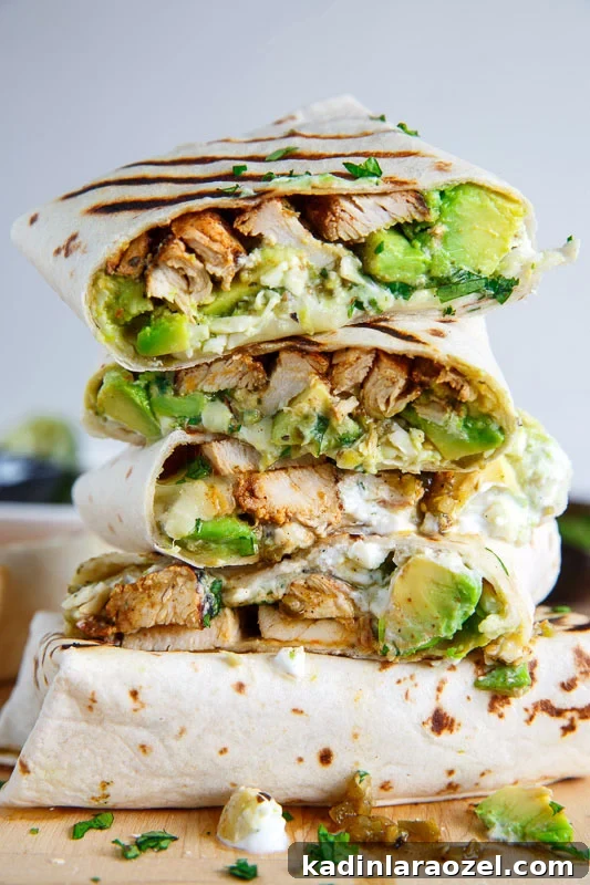 7 Decadent Savory Recipes to Make You Forget It's Monday 7 chicken and avocado burritos