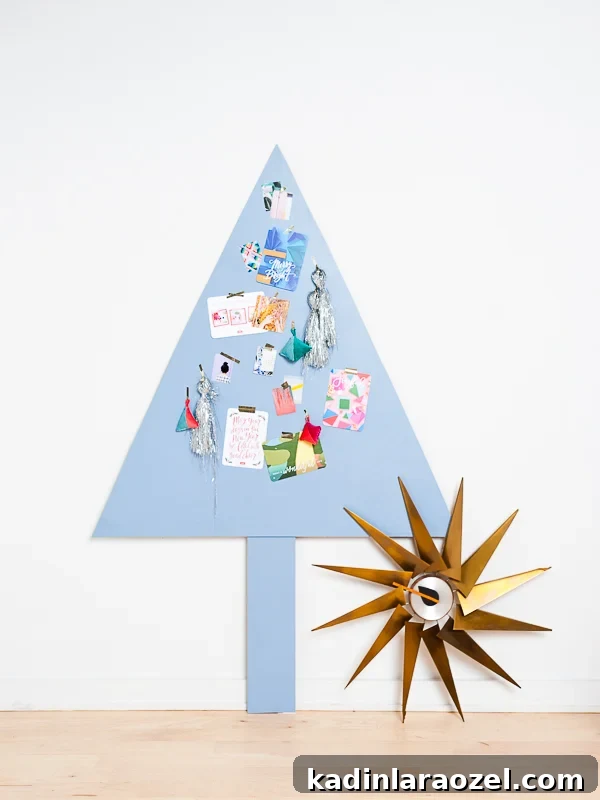 Convertible Space-Saving Christmas Tree That Transforms for Year-Round Decor 12 How to make a space-saving Christmas tree that converts to a geometric shape for year round use