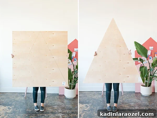 Convertible Space-Saving Christmas Tree That Transforms for Year-Round Decor 7 DIY space-saving Christmas tree idea