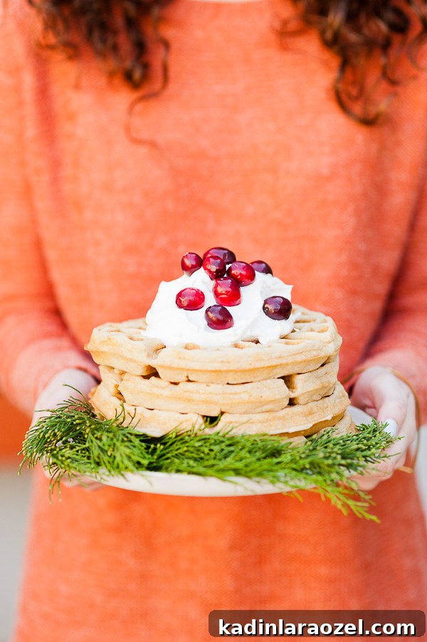 Spiced Belgian Winter Waffles Recipe