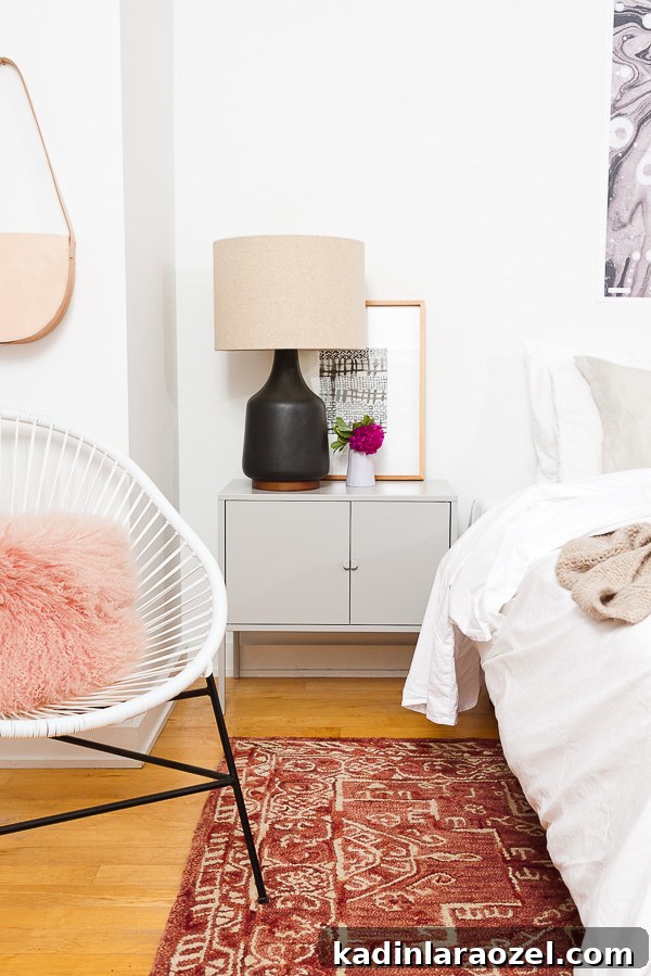Mid-Century Master Bedroom Makeover: Simple Timeless Design Ideas 3 A minimal mid-century master bedroom makeover from Paper & Stitch