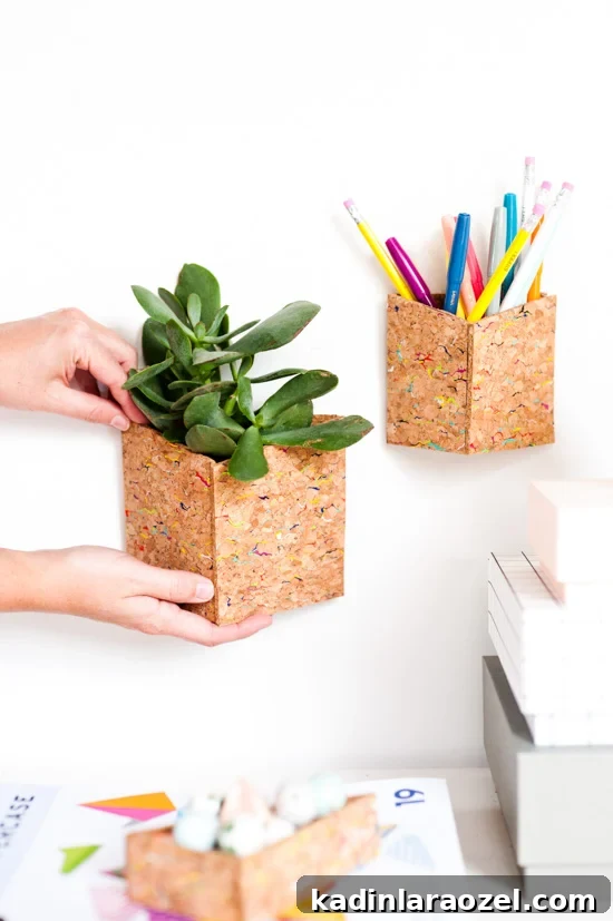 49 Clever DIY Home Organization Ideas to Maximize Space 25 Cork wall organizers for a small office space