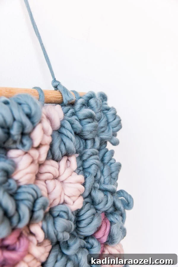 DIY wall art weaving hack