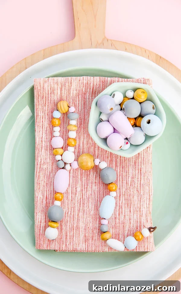 Beaded Monogram Place Settings: DIY Dinner Party Tutorial 2 Try this unique place setting DIY with some wire and painted pastel beads.