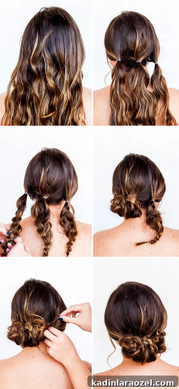 10-Minute Valentine's Day Updo Tutorial: Quick Romantic Hairstyle 2 A Valentine's Day hair hack. Click through for the 10 minute hair tutorial. #hairtutorial #hairhack #valentinesday