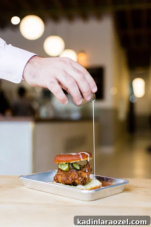 Fried chicken (glazed) donut sandwich from Good Dough