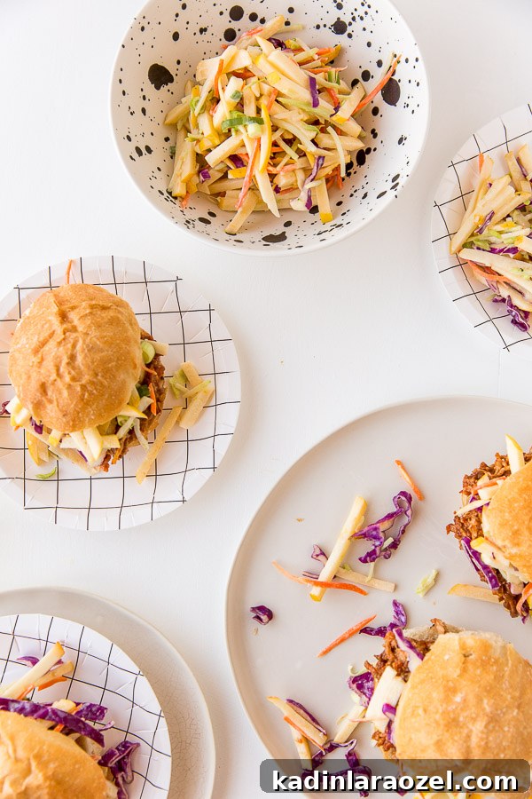 A sweet and crunchy apple coleslaw recipe (two ways)