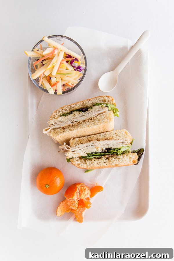 A sweet and crunchy apple coleslaw recipe for kid's school lunches and more.