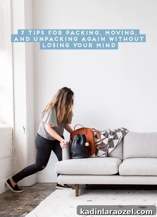 7 Tips for Packing, Moving, and Unpacking Again Without Losing Your Mind