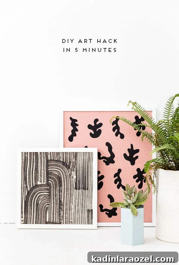 2 Quick No-Brush DIY Art Hacks You Can Do in 5 Minutes 2 DIY Art Hack in 5 Minutes