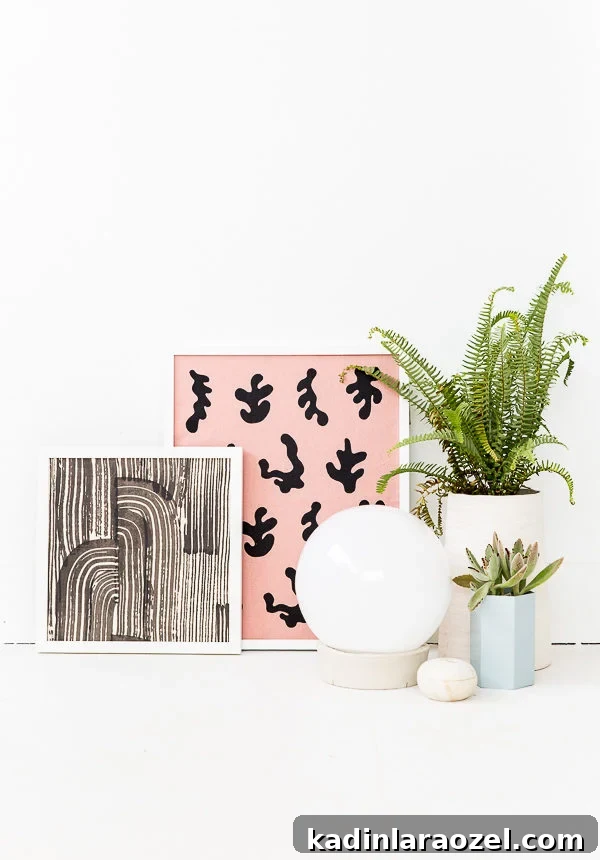 2 Quick No-Brush DIY Art Hacks You Can Do in 5 Minutes 5 A DIY Art Hack (Two Ways) in 5 Minutes Without Even Picking Up a Paint Brush
