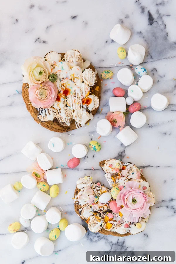 S'more pizza recipe for spring and Easter